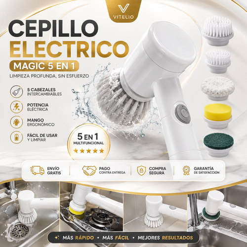 Cepillo Eléctrico Magic  5 En 1